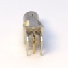 20 peças BNC conector de ângulo reto fêmea para montagem de PCB tipo DIP de 5,2 mm