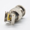 BNC Right Angle Zinc Alloy Male Connector pour PCB
