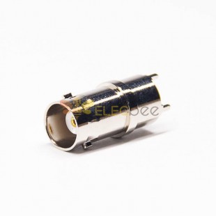 BNC Straight Connector Female 180 Degree DIP for PCB Mount 50 Ohm