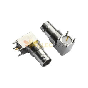 20pcs BNC connector Angled Jack for PCB Mount