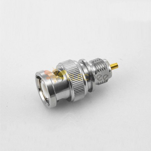 Cable BNC Connector Male Straight Rear Bulkhead Solder Type