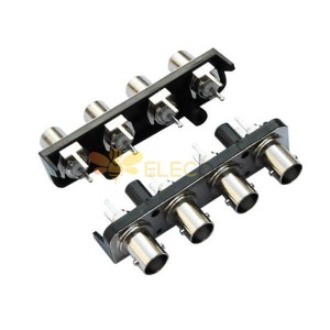 Female BNC Connector 4x1 Jack Straight for PCB