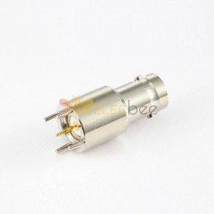 Female BNC Connector for PCB Mount Straight DIP Type