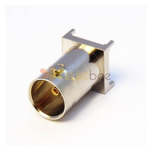 Female HD BNC Connector 17.5mm High with a Long Body 180 Degree Through Hole