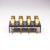 Gold Plating BNC Conector Feminino 90 Graus PCB Mount DIP Tipo