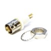 HD-SDI BNC Bulkhead Socket Connector vertical solder type for cable