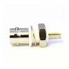 HD-SDI BNC Bulkhead Socket Connector vertical solder type for cable