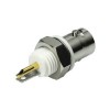 HD-SDI BNC Connector Female Wall Mounting for Panel Mount Crimp Straight Solder Type 75 Ohm