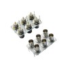 Panel Mount BNC Connector Jack 2x3 Straight for PCB 50 Ohm