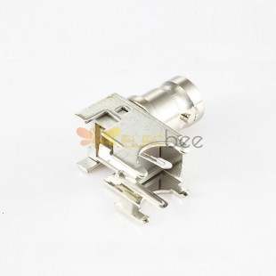PCB Mount BNC Connector Female Angled DIP Type