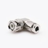 Right Angle BNC Connector Male Cable Mount Clamp For RG58/RG142