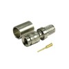 1.0/2.3 Plug conector Crimp Straight 75Ω Termination Cable Mount Miniature Bulkhead Fitting Snap-On