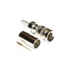 20pcs 1.0/2.3 Connector Straight 75Ω Plug Crimp Termination Miniature Bulkhead Fitting Snap-On for Cable Mount