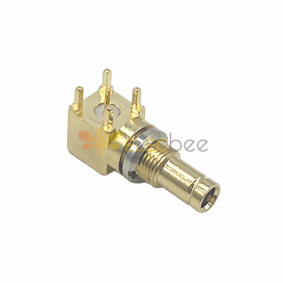 20 peças Conectores coaxiais DIN 1.0/2.3 R/A conector banhado a ouro para montagem em PCB