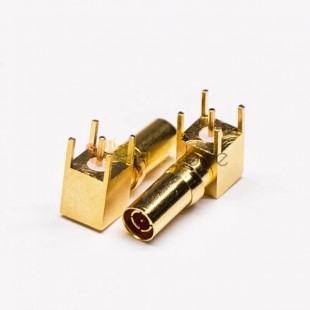 20pcs DIN1.0 2.3 Male Right Angled Through Hole for PCB Mount