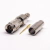 20pcs Female Din Connector 180 Degree Crimp Type for Cable Nickel Plating