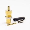 Connector DIN 1.6/5.6 Female 180 Degree Crimp Type for Coaxial Cable