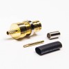 20pcs Connector DIN 1.6/5.6 Female 180 Degree Crimp Type for Coaxial Cable