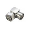 7/16 Connector Right Angle Cable Mount 50Ω Bulkhead Fitting Plug Solder Termination