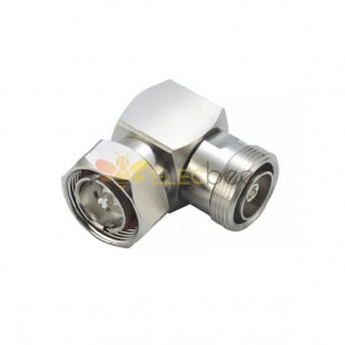 20pcs 7/16 Connector Right Angle Cable Mount 50Ω Bulkhead Fitting Plug Solder Termination