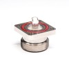 7/16 Female Din Connector Waterproof Flange Jack Solder Type Brass Nickel Plating Socket