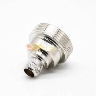 DIN Female Connector DIN7/16 50 - Câble standard 180 'Solder Type Nickel Platin LMR400Cable