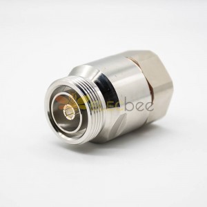 DIN Female Connector Straight Standard Cable Solder 7-8 Nickel Plating