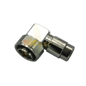 Right Angle 7/16 DIN Connector Male Clamp Type for LMR195 RG214