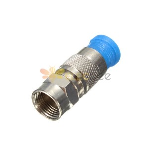 F Type Connector Straight Plug Compression Type for Cable