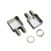 20pcs F Connector Double Female with Shielding Can