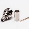 20pcs F Connector for RG58 Cable Straight Male Crimp Type