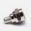 F Connector for RG58 Cable Straight Male Crimp Type