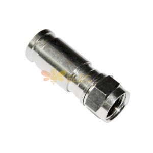 F Connector for TV Straight Male Compression Type for Cable