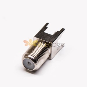 F Connector PCB Mount Straight Female 75Ohm for PCB