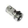 F Connector RG6 Straight RF Coax Plug for Cable