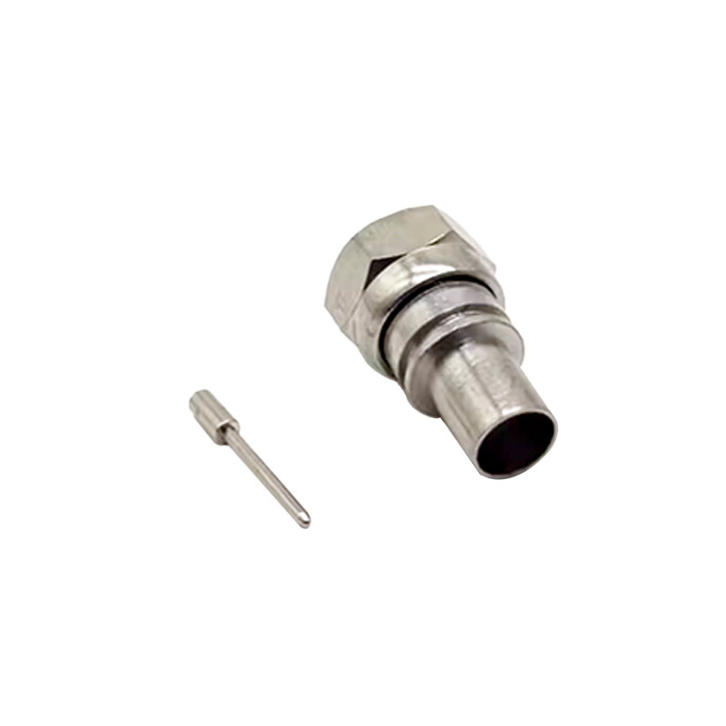 F Connector to Male Coax Straight for 3C2V