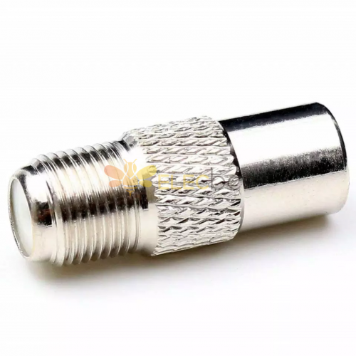 F Female to IEC TV Male Adapter PAL Plug RF Coaxial Connector