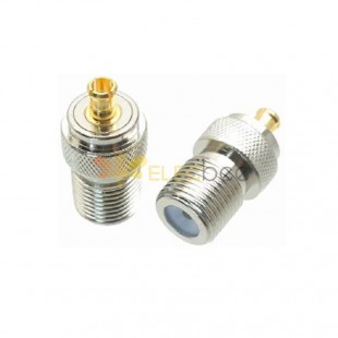 F Jack Female to MCX Plug Male RF Coaxial Connector Adapter 75ohm