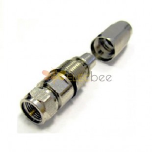 F Male Connector 75ohms Customized
