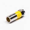 F Мужской коннектор желтый Plug прямой разъем сжатия Тип для RG6