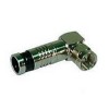 F RG6 Compression Right Angle Male Type Connector