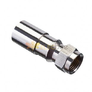 F RG6 Steckverbinderkompressionstyp für Kabel