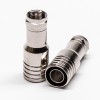 Type F pour RG11 Coaxial Connector Male Straight Connector Solder Type