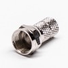 Tipo F para RG59 Coaxial Conector Masculino Straight Connector Solder Type