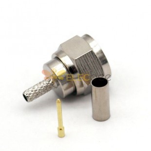 F Type Male Connector RF Coaxial Connector Cable TV Plug Crimp for RG179/RG316/RG174