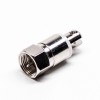 20pcs F Type Plug Male RF Connector Straight Locking Wire Nickel Plated