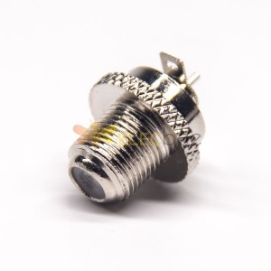 F Type Screw Connector Straight Female Solder Type for Coaxial Cable