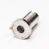 F Type Waterproof Connector Straight Female Threaded Type Through Hole for PCB Mount