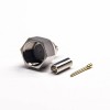 20pcs Male F Type Connector 180 Degree Crimp Type Nickel Plating