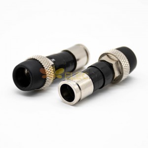Rg6 Coaxial Cable With F Type Connector Plug Straight 75Ω Compression Dustproof